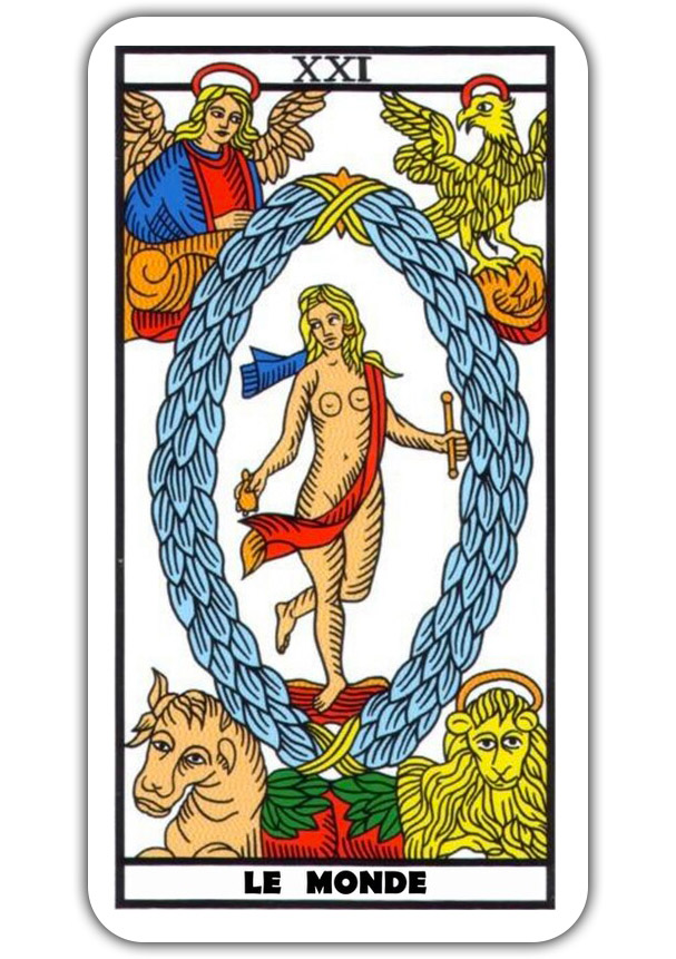 Tarot de Marseille lame du Monde