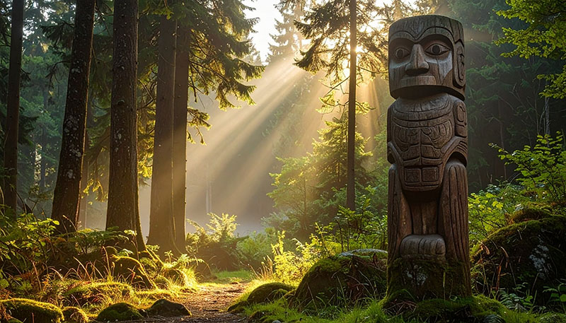 Mystical Forest Totem Morning